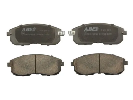 Kit de plaquettes de frein, frein à disque ABE C11044ABE