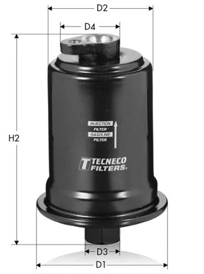 Filtre à carburant TECNECO FILTERS IN8160