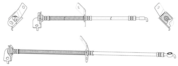 Flexible de frein CEF 512733