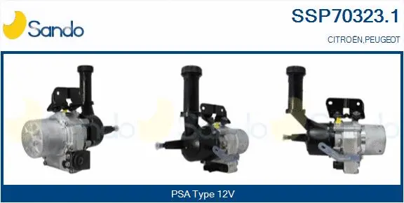 Pompe hydraulique, direction SANDO SSP70323.1