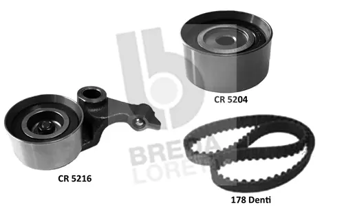 Kit de courroie crantée BREDA LORETT KCD0744