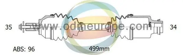 Arbre de transmission 4X4 ESTANFI EST-18-141201