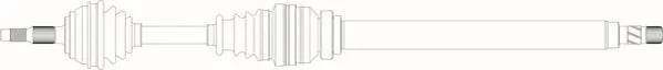 Arbre de transmission GENERAL RICAMBI VO3016