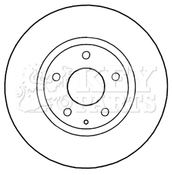 Disque de frein KEY PARTS KBD5302