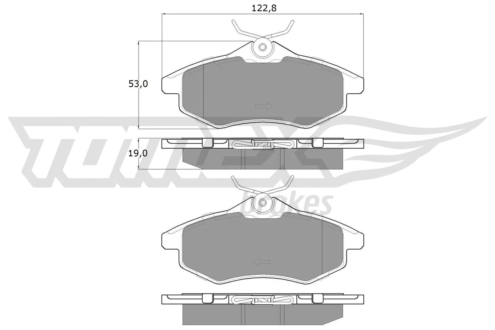 Kit de plaquettes de frein, frein à disque TOMEX Brakes TX 13-28