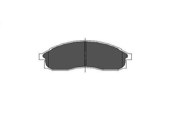 Kit de plaquettes de frein, frein à disque KAVO PARTS KBP-6534