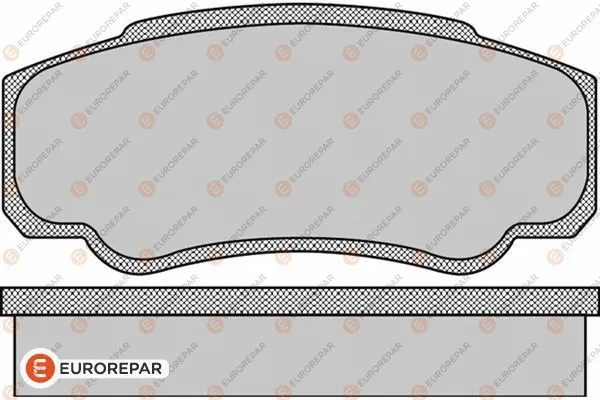 Kit de plaquettes de frein, frein à disque EUROREPAR 1617281780