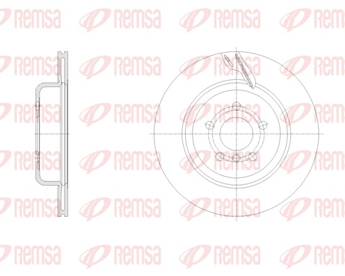 Disque de frein REMSA 62128.11
