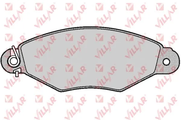 Kit de plaquettes de frein, frein à disque VILLAR 626.0661