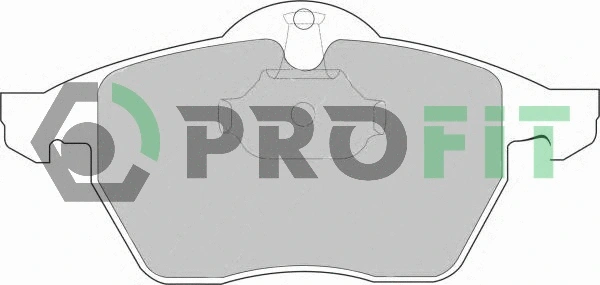 Kit de plaquettes de frein, frein à disque PROFIT 5000-1068