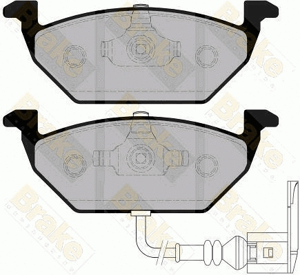 Kit de plaquettes de frein, frein à disque Brake ENGINEERING PA1289