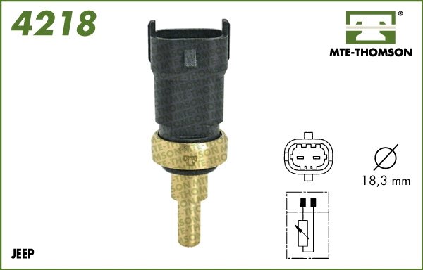 Sonde, température du liquide de refroidissement MTE-THOMSON 4218