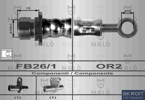 Flexible de frein AKRON-MALÒ 8093