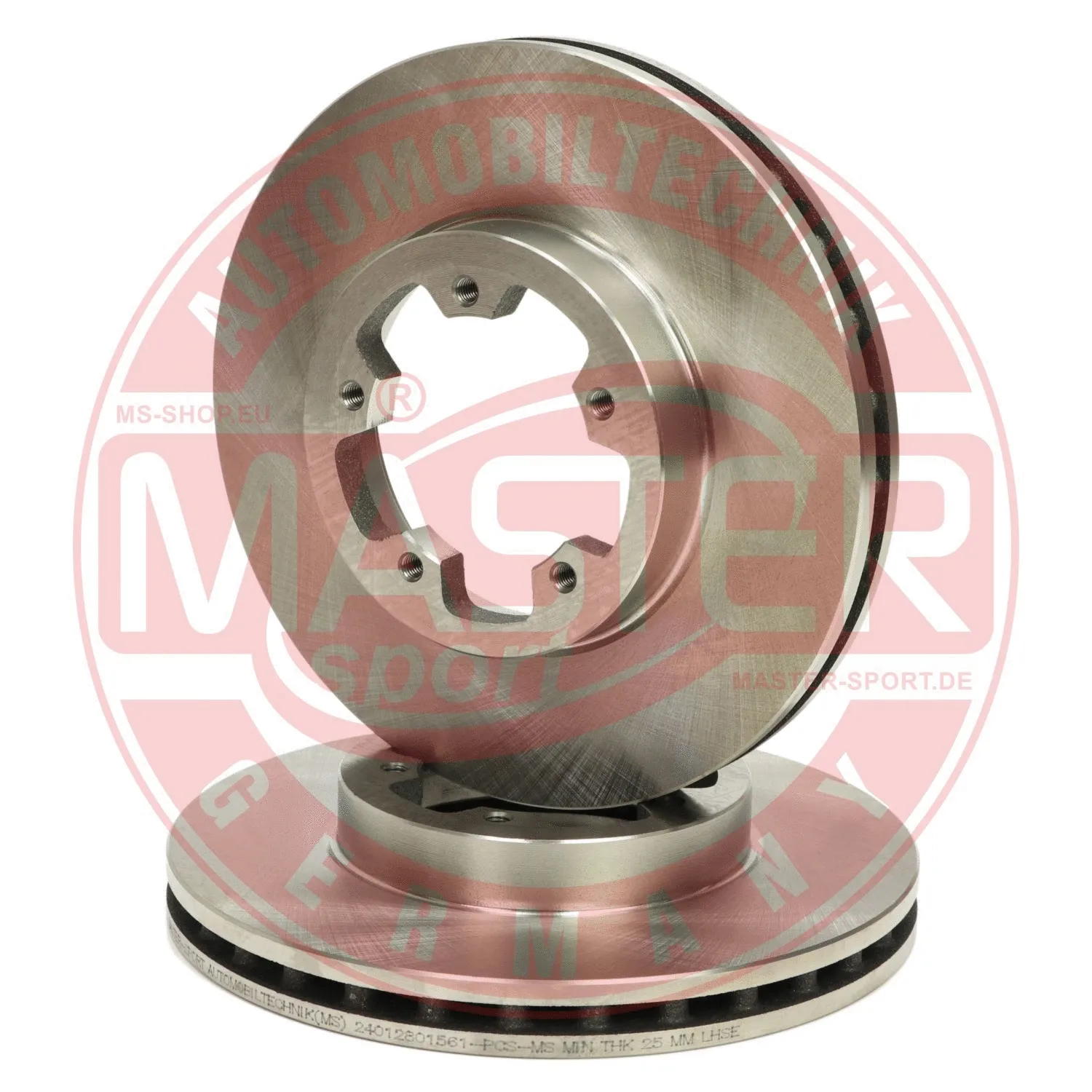 Disque de frein MASTER-SPORT GERMANY 24012801561-SET-MS