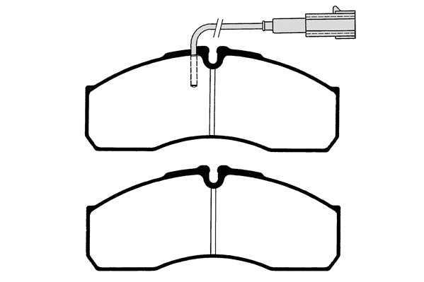 Kit de plaquettes de frein, frein à disque Technika 01753A