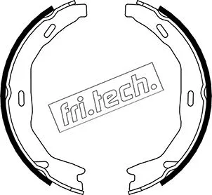 Jeu de mâchoires de frein, frein de stationnement fri.tech. 1052.132