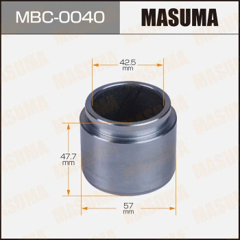Piston, étrier de frein MASUMA MBC-0040