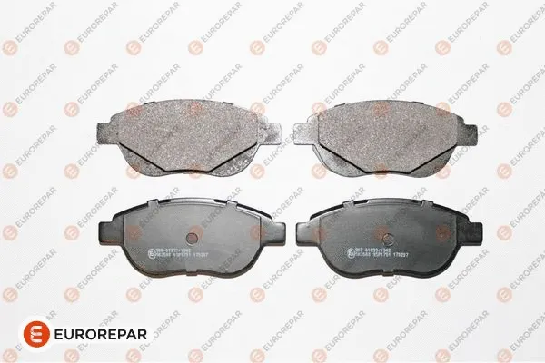 Kit de plaquettes de frein, frein à disque EUROREPAR 1619790480