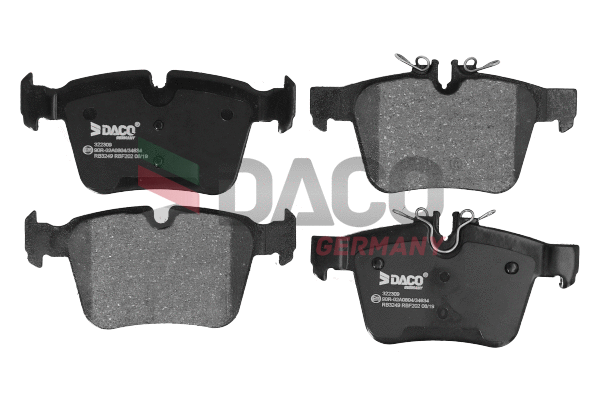 Kit de plaquettes de frein, frein à disque DACO Germany 322309