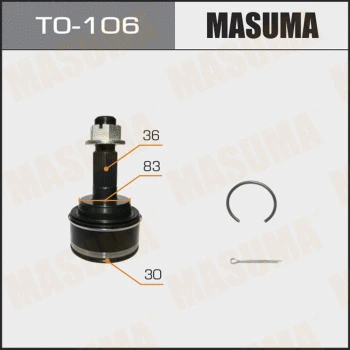 Jeu de joints, arbre de transmission MASUMA TO-106