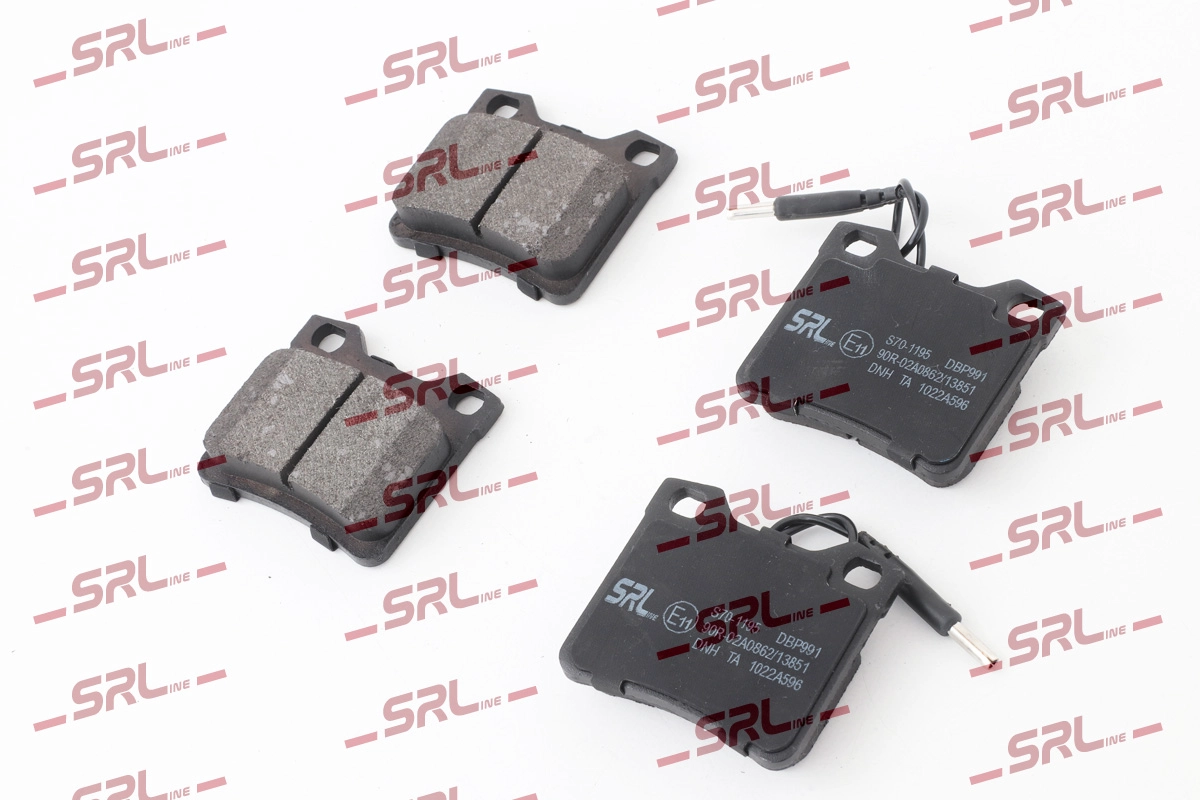 Kit de plaquettes de frein, frein à disque SRLine S70-1195