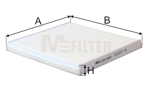 Filtre, air de l'habitacle MFILTER K 9020