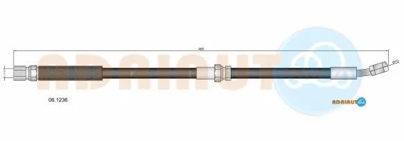 Flexible de frein ADRIAUTO 06.1236