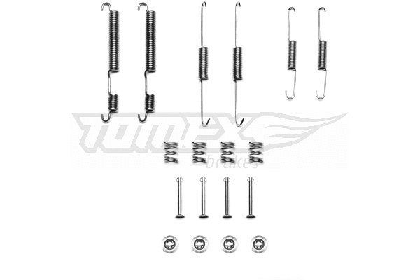 Kit d'accessoires, mâchoire de frein TOMEX Brakes TX 40-45