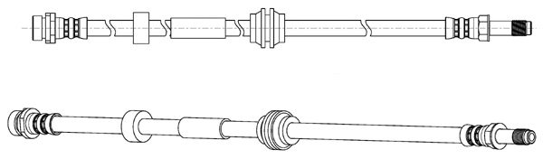 Flexible de frein CEF 512596