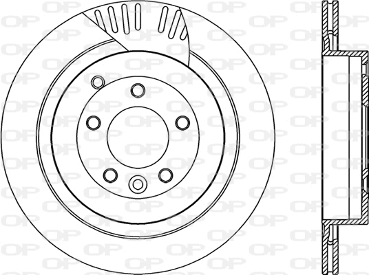 Disque de frein OPEN PARTS BDR2257.20