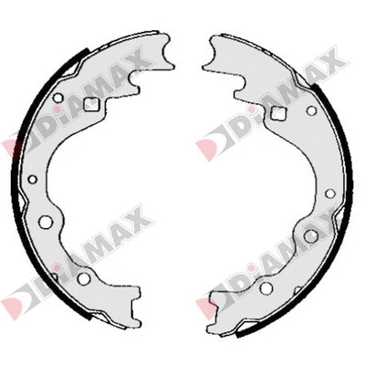 Jeu de mâchoires de frein DIAMAX N01072