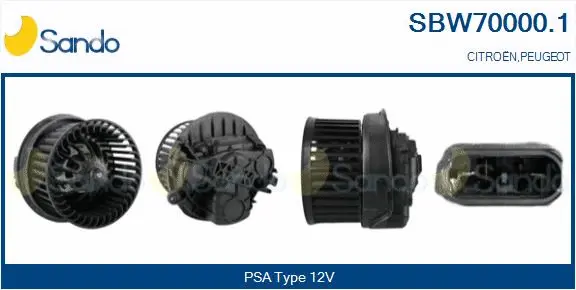 Pulseur d'air habitacle SANDO SBW70000.1