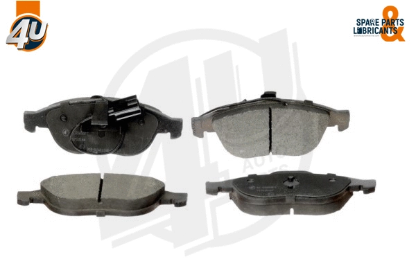Kit de plaquettes de frein, frein à disque 4U Autoparts 22659FT