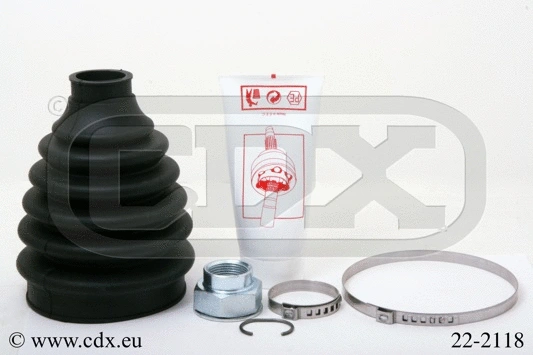 Jeu de joints-soufflets, arbre de commande CDX 22-2118