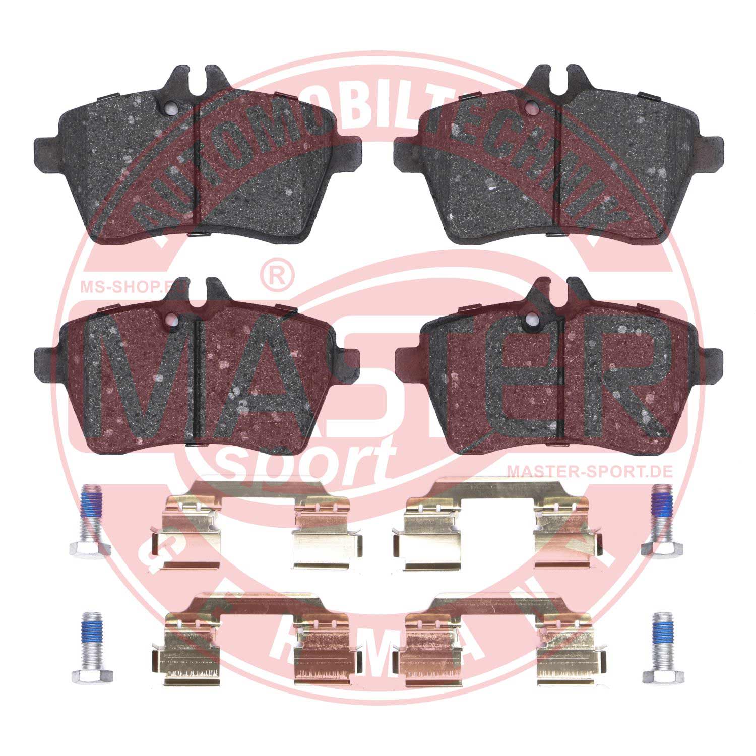 Kit de plaquettes de frein, frein à disque MASTER-SPORT GERMANY 13046027112N-SET-MS