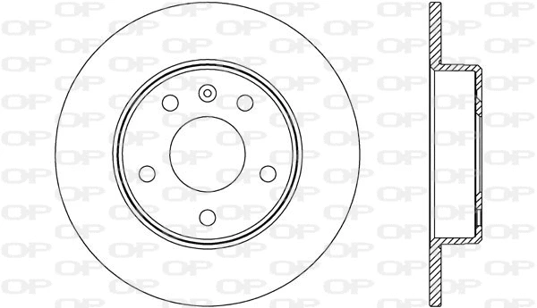 Disque de frein OPEN PARTS BDA2667.10