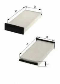 Filtre, air de l'habitacle UNIFLUX FILTERS XC417