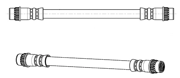 Flexible de frein CEF 511649