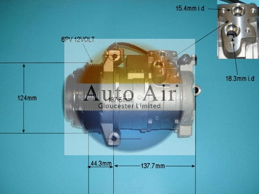Compresseur, climatisation AUTO AIR GLOUCESTER 14-9659