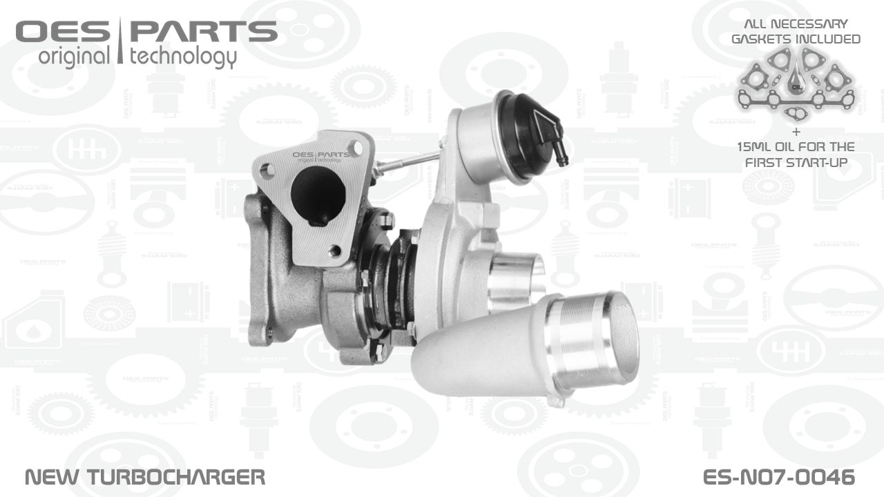 Turbocompresseur, suralimentation OES PARTS ES-N07-0046