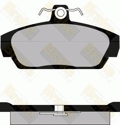 Kit de plaquettes de frein, frein à disque Brake ENGINEERING PA562