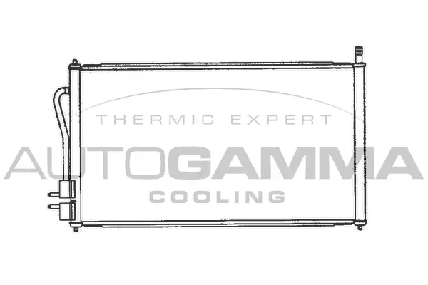 Condenseur, climatisation AUTOGAMMA 101230