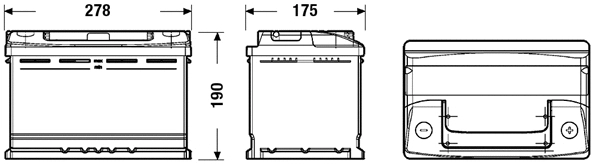 Batterie de démarrage TUDOR TC700