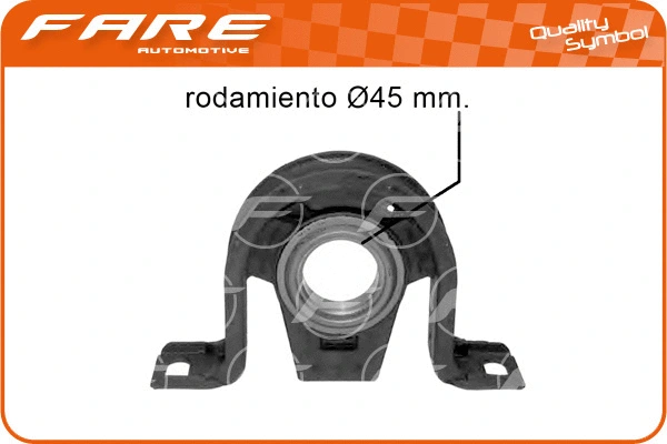 Suspension, arbre de cardan FARE SA 4356