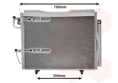 Condenseur, climatisation VAN WEZEL 32005231