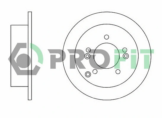 Disque de frein PROFIT 5010-1447
