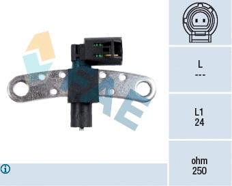 Capteur d'angle, vilebrequin FAE 79028