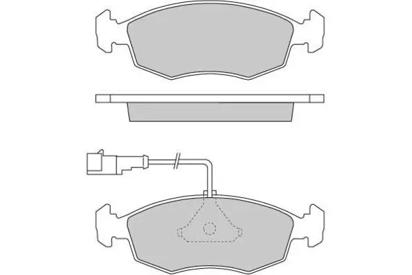 Kit de plaquettes de frein, frein à disque E.T.F. 12-0669