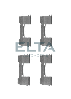Kit d'accessoires, plaquette de frein à disque ELTA AUTOMOTIVE EA8702