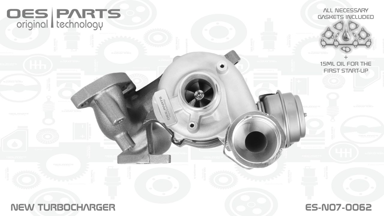Turbocompresseur, suralimentation OES PARTS ES-N07-0062